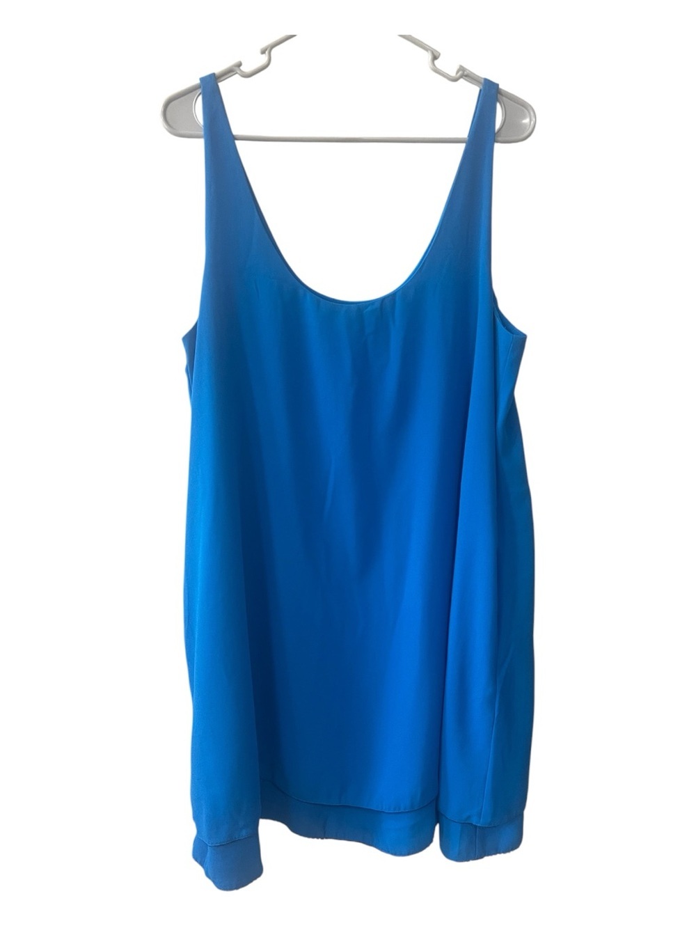 RACHEL Rachel Roy Bright Blue Scoop Neck Sleeveless Dress Size XL NWOT